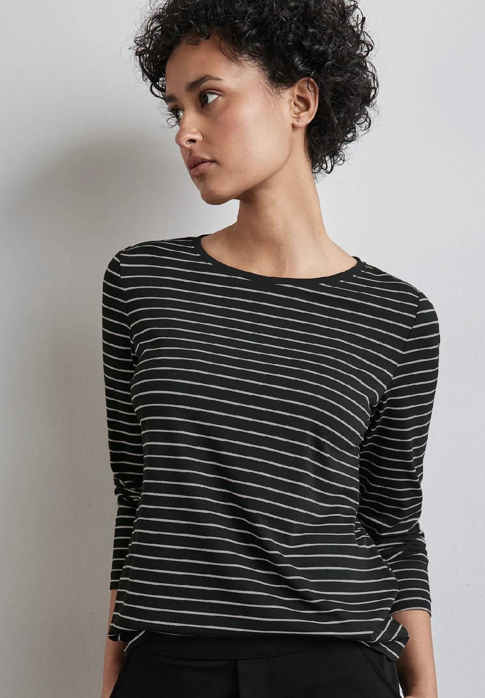 Street One Gestreiftes Langarmshirt Günstig kaufen