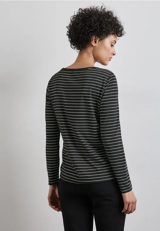 Street One Gestreiftes Langarmshirt Günstig kaufen
