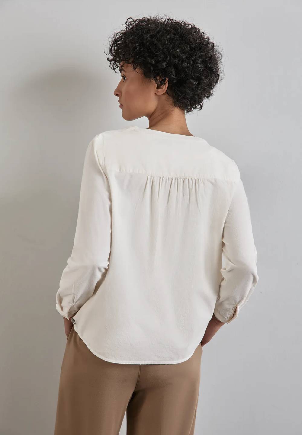 Street One Cord-Bluse mit Knopfleiste Flash Sale