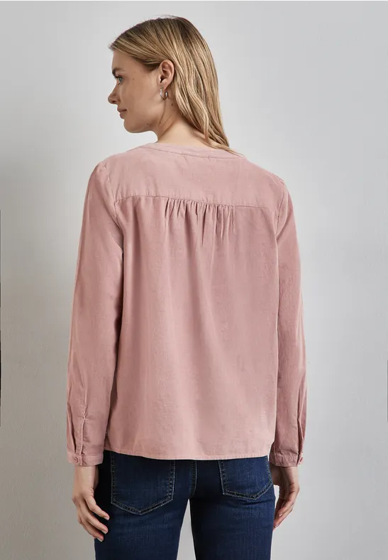 Street One Cord-Bluse mit Knopfleiste Begrenztes Angebot