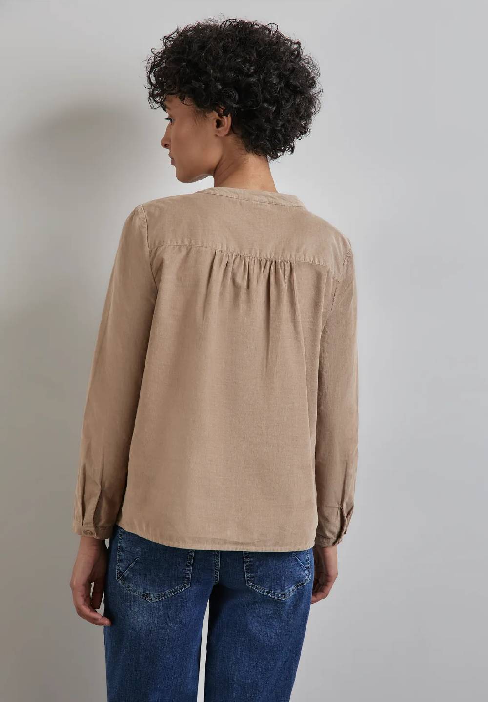 Street One Cord-Bluse mit Knopfleiste Online Shopping