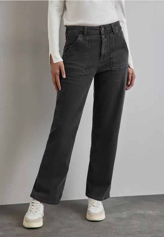 Street One Straight Leg Jeans Preisnachlass