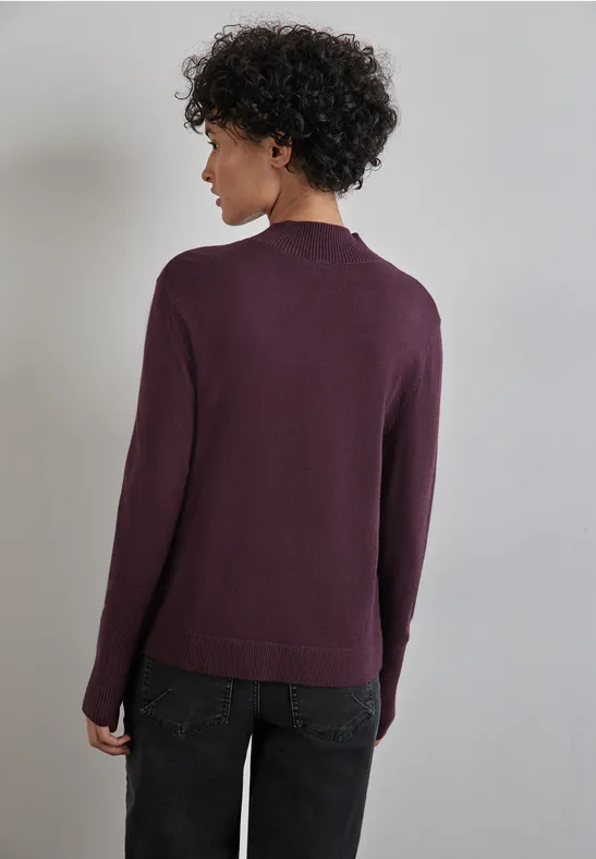 Street One Basic Turtleneck Pullover Saisonschlussverkauf