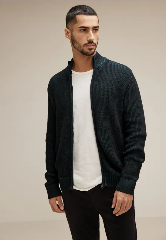 Street One Struktur Cardigan mit Zipper Cyber Monday