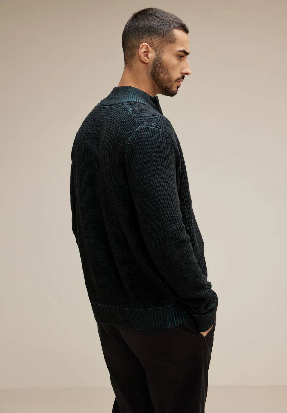 Street One Struktur Cardigan mit Zipper Cyber Monday