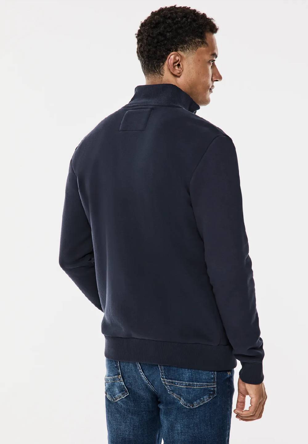 Street One Sweatjacke mit Materialmix Räumungsverkauf