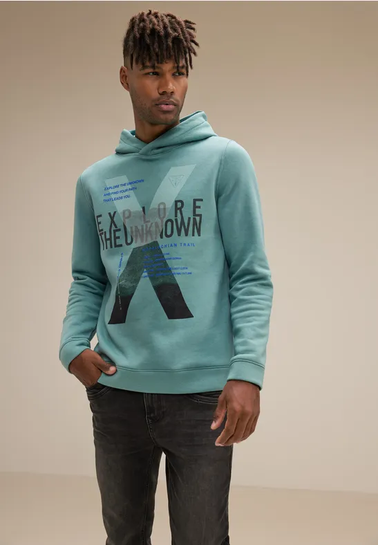 Street One Kapuzenpulli mit Frontprint VIP-Rabatte