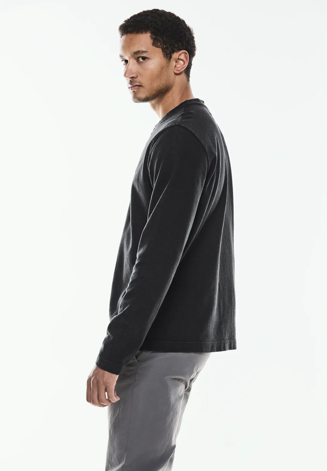 Street One Washed Henleyshirt Tiefpreis