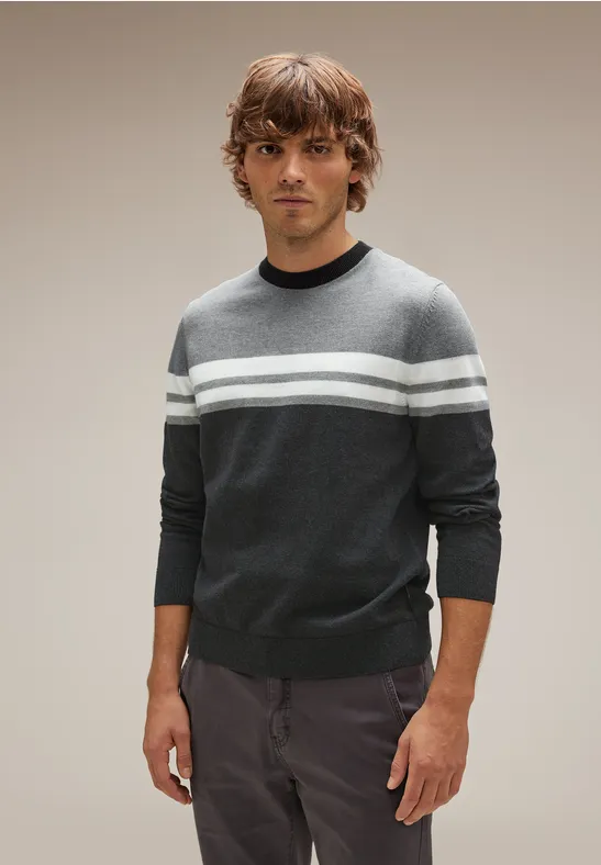Street One Gestreifter Strickpullover Neueste Stile