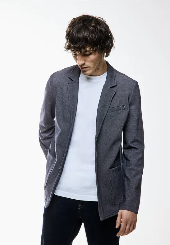 Street One Casual Piquée Sakko Sonderangebot der Fabrik