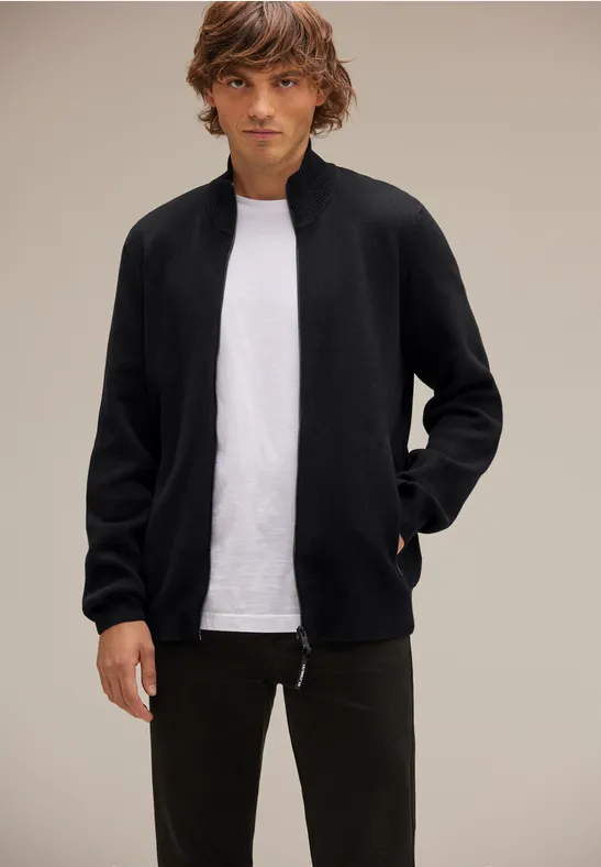 Street One Strickjacke mit Zipper Nur noch ein Tag übrig