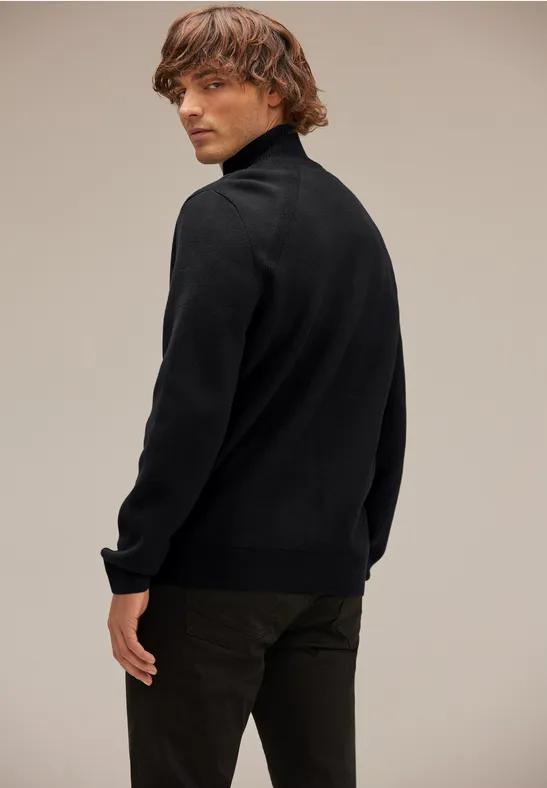 Street One Strickjacke mit Zipper Nur noch ein Tag übrig
