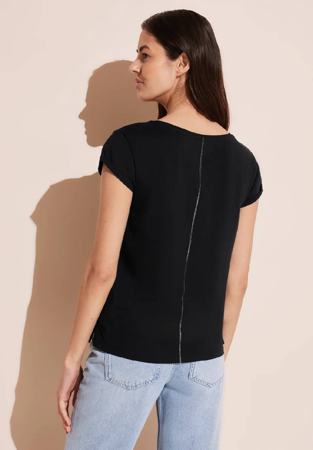 Street One T-Shirt mit Wording Kostenloser Versand international