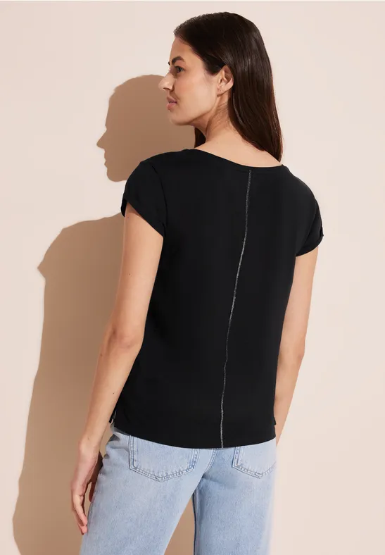 Street One T-Shirt mit Wording Kostenloser Versand international