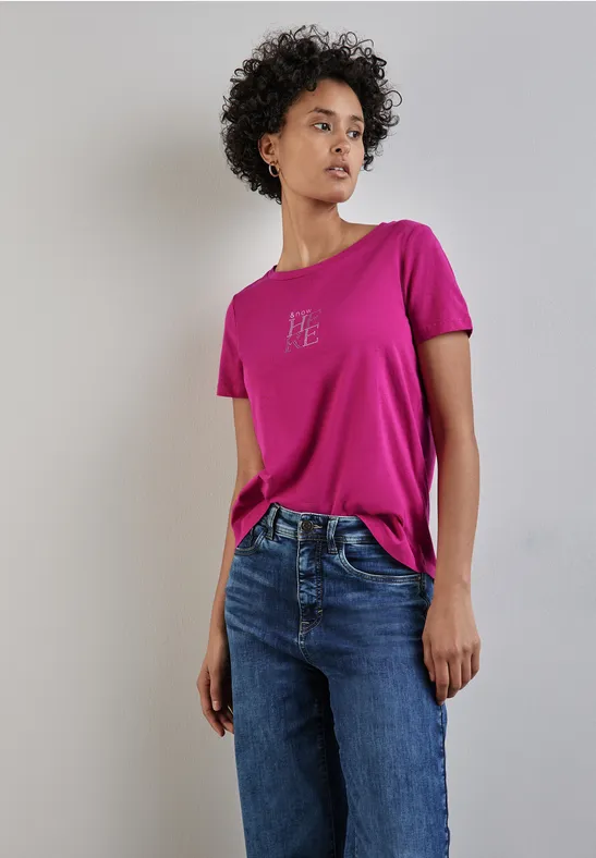 Street One T-Shirt mit Wording Black Friday Preise