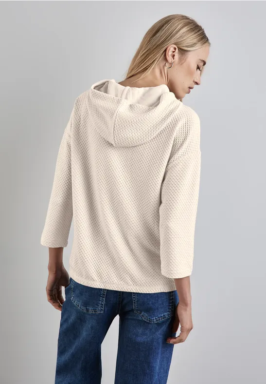 Street One Strukturshirt mit Kapuze Angebote