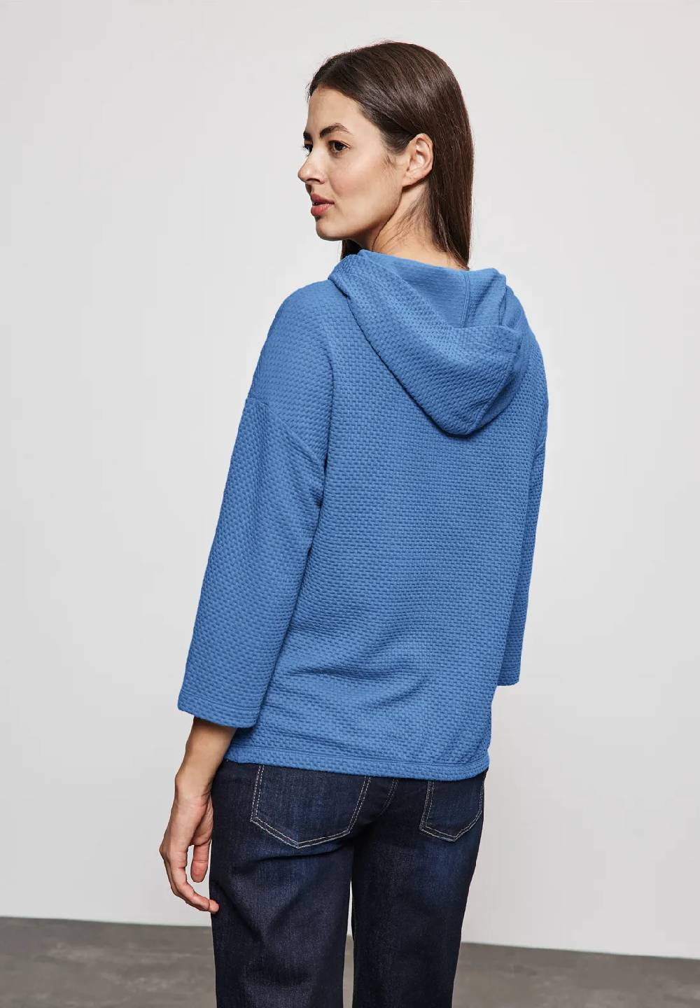 Street One Strukturshirt mit Kapuze Schlussverkauf