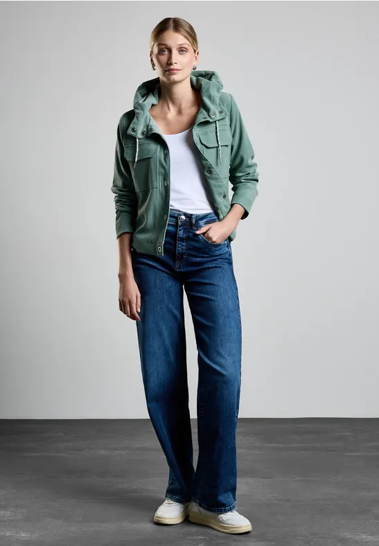 Street One Kurze Jacke mit Kapuze Günstiger Verkauf