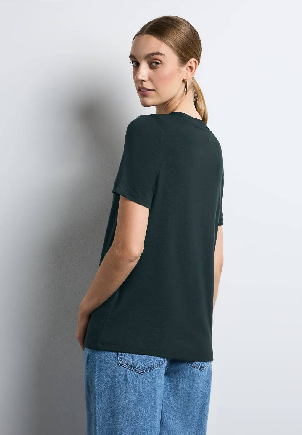 Street One T-Shirt mit V-Ausschnitt Limitierter Zeitrabatt