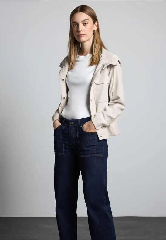Street One Kurze Jacke mit Kapuze Günstig kaufen