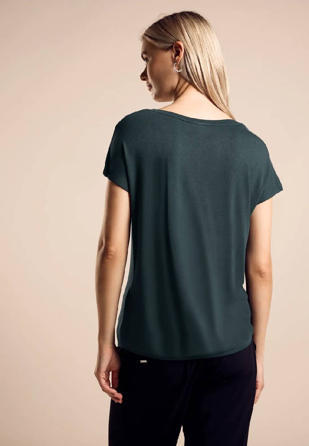 Street One T-Shirt mit Glanz-Detail Flash Sale