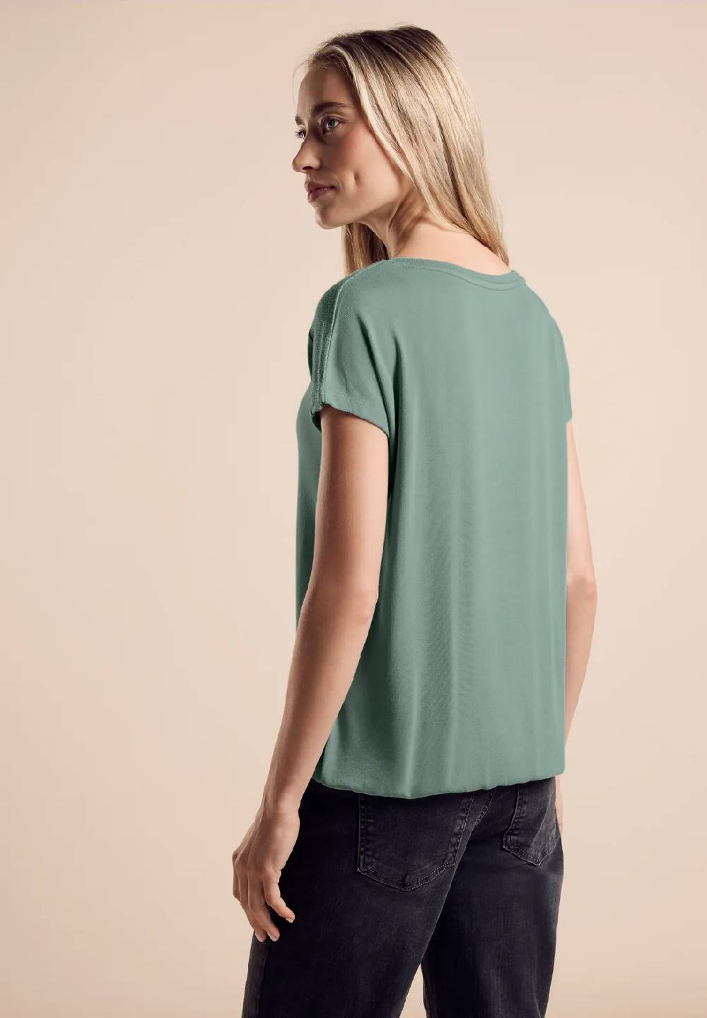 Street One T-Shirt mit Glanz-Detail Saisonschlussverkauf