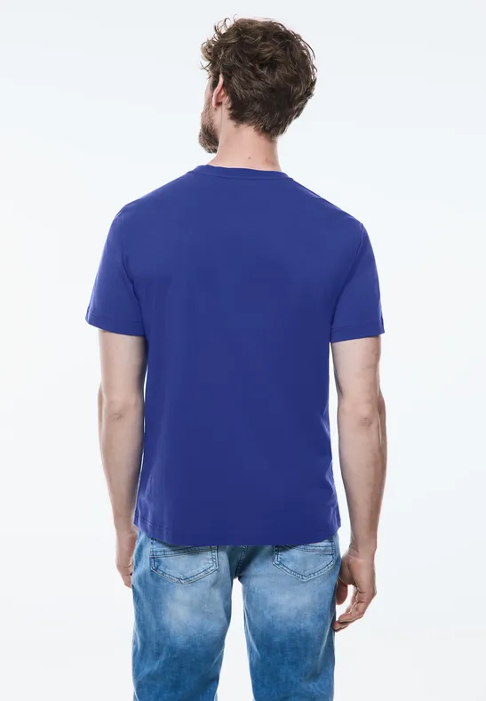 Street One Basic T-Shirt in Unifarbe Räumungsverkauf