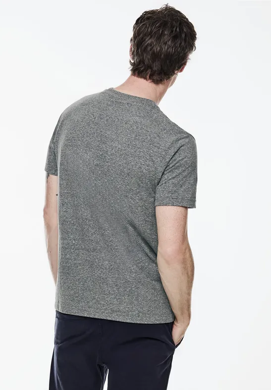 Street One Melange T-Shirt mit Print Riesige Ersparnisse