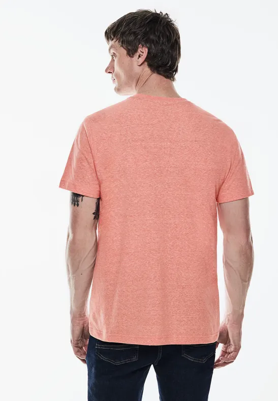 Street One Melange T-Shirt mit Print Bis zu 50% Rabatt