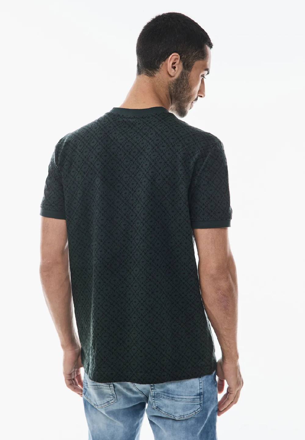 Street One Gemustertes Henley T-Shirt Discount Store für neue Produkte