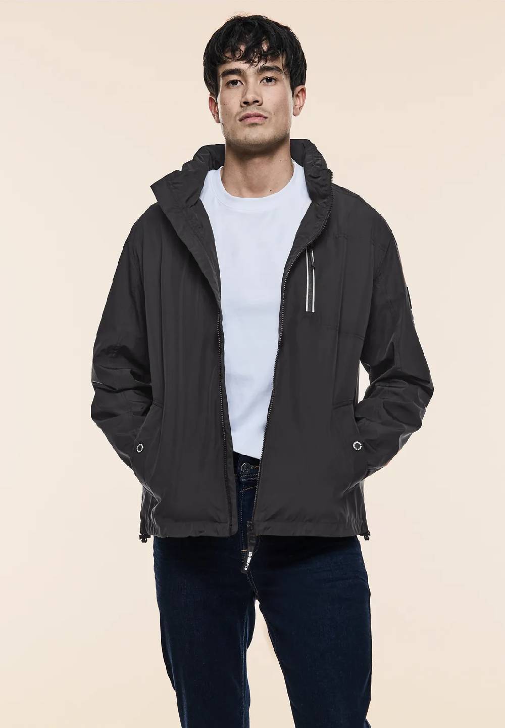 Street One Windbreaker in Unifarbe Im Verkauf