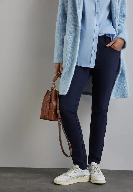 Street One Hose mit Zipper Details - Style YORK im Angebot