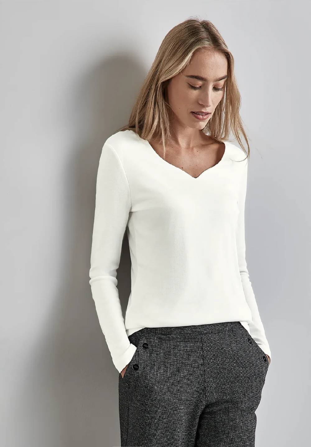 Street One Shirt mit Herzausschnitt Exklusivangebot