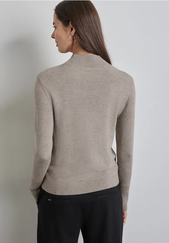 Street One Basic Turtleneck Pullover Online Outlet