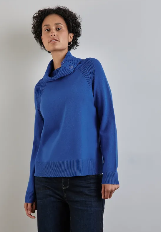 Street One Pullover mit Stehkragen Räumungsverkauf