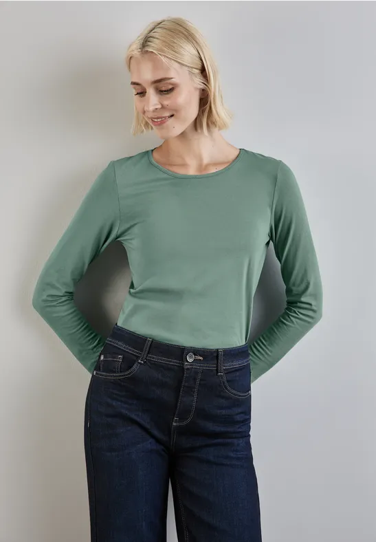 Street One Basic Langarmshirt Kauf eins, bekomm eins gratis