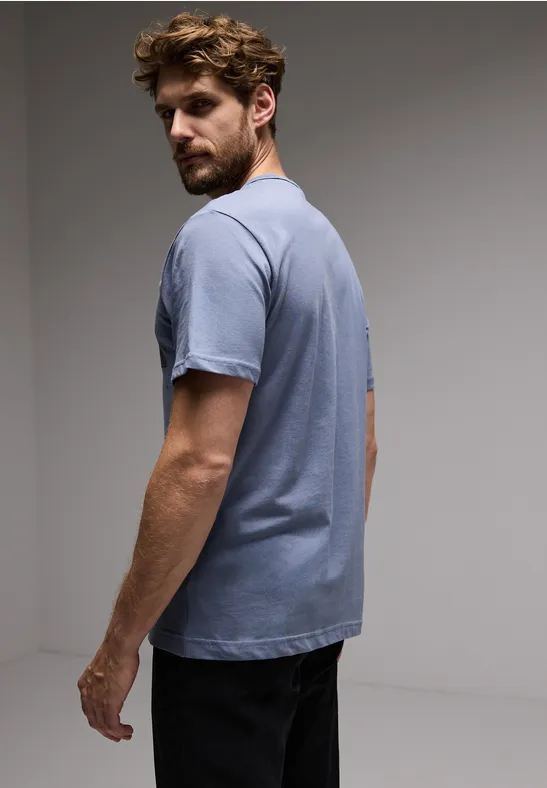 Street One T-Shirt mit Chestprint Kostenlose Rückgabe