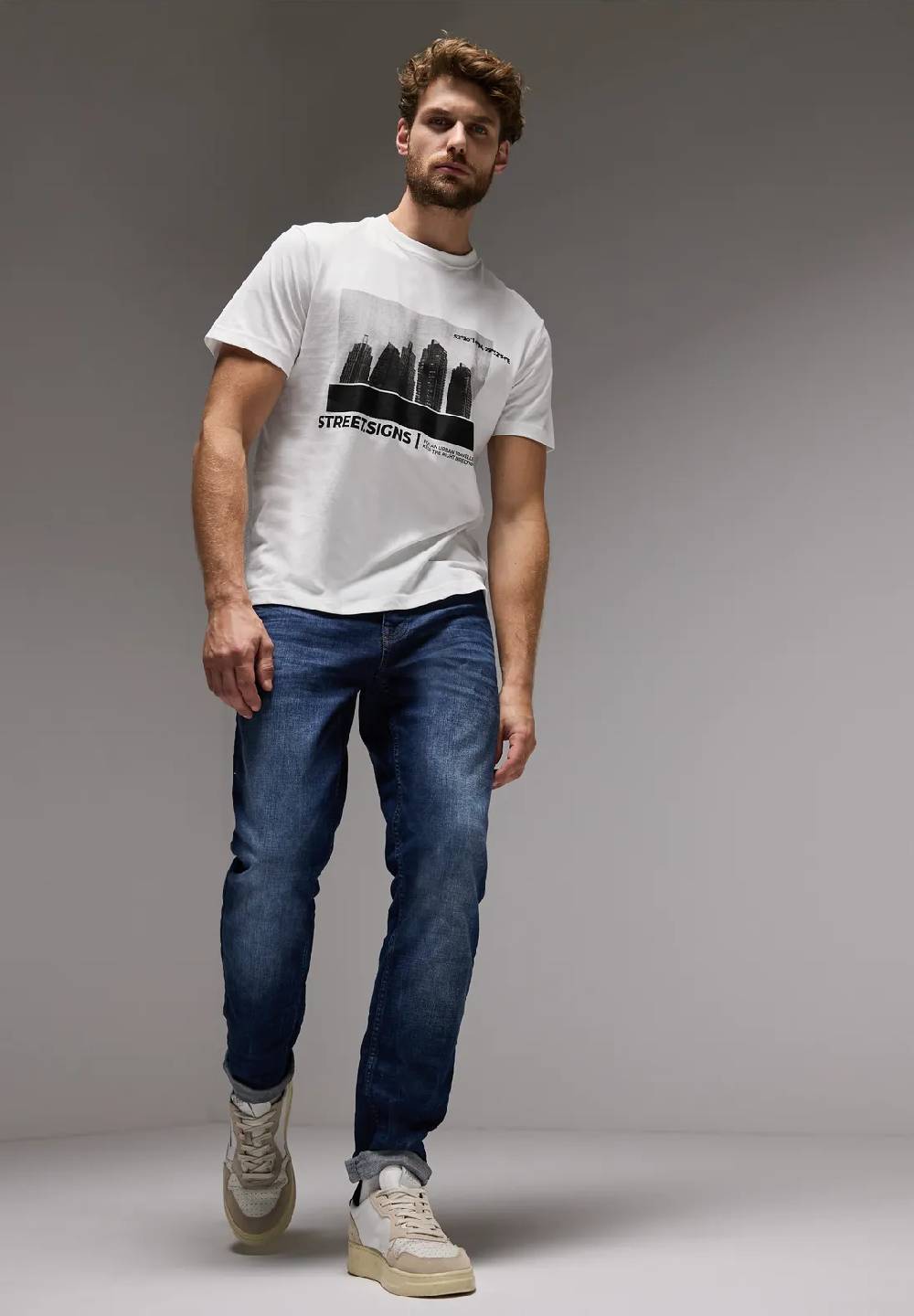 Street One T-Shirt mit Skyline-Print JETZT KAUFEN