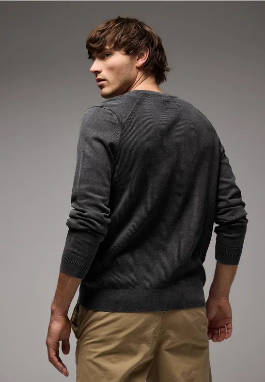 Street One Pullover in Washed-Optik Zeitbegrenzte Promotion