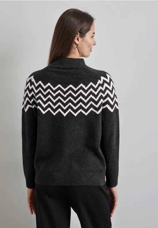 Street One Pullover mit Stehkragen Fabrikladen