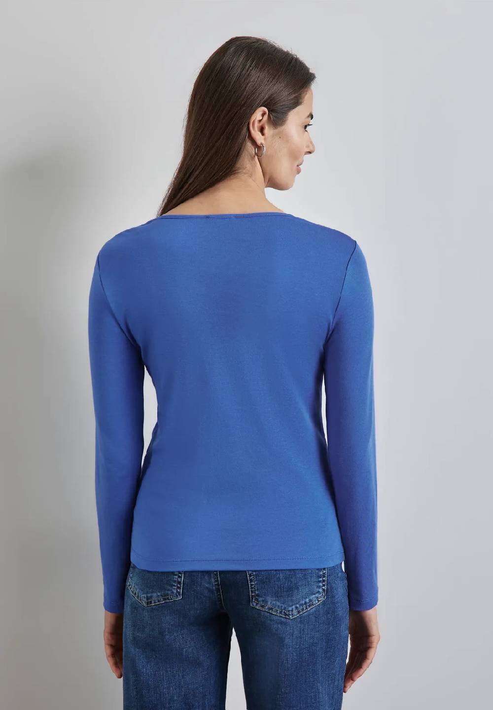 Street One Shirt mit Herzausschnitt Black Friday Preise