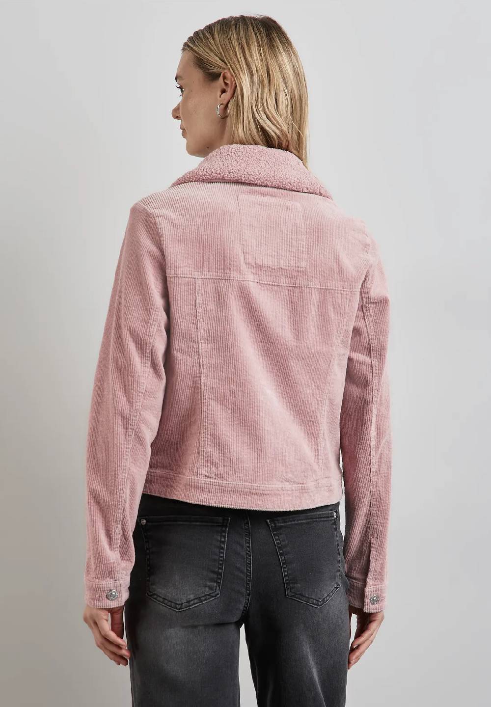 Street One Cord-Jacke mit Teddy-Kragen Outlet