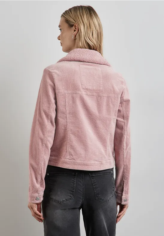 Street One Cord-Jacke mit Teddy-Kragen Outlet