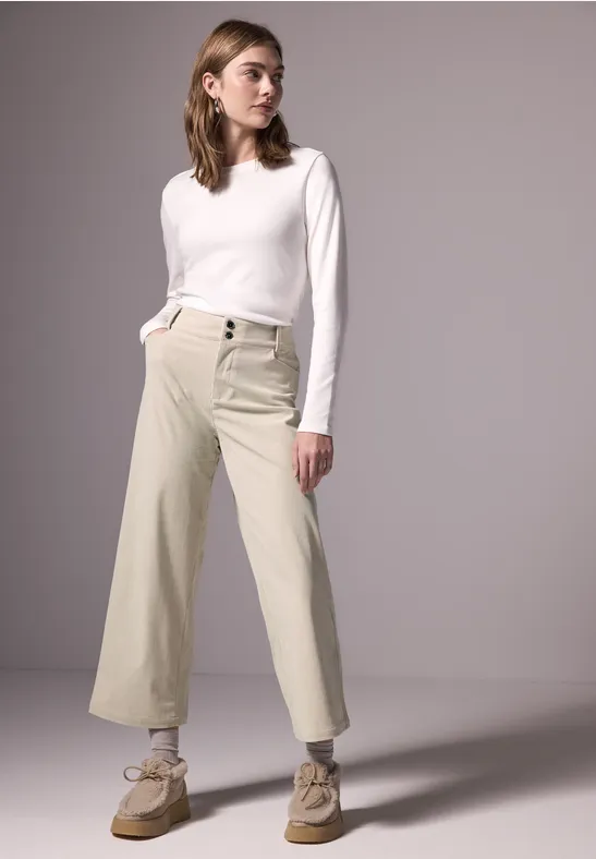 Street One Wide Leg Cordhose Angebote