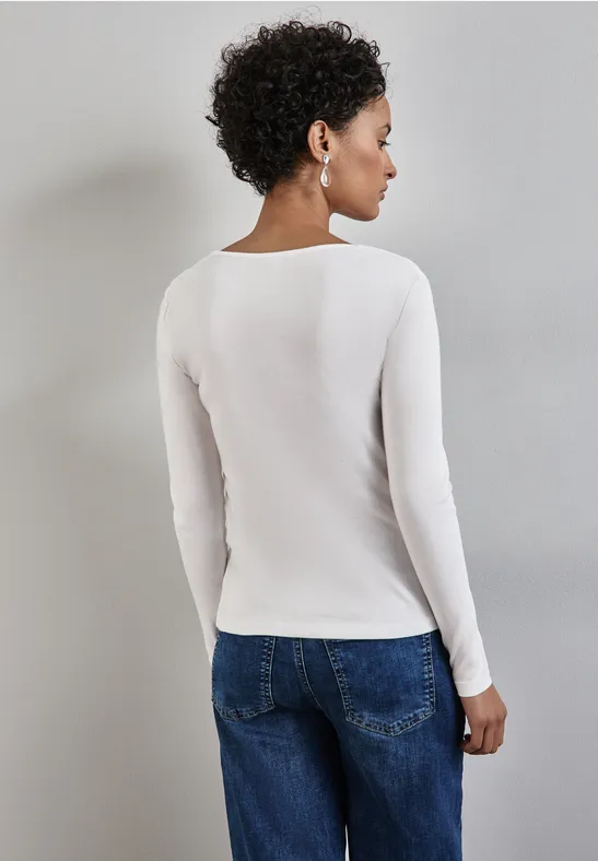 Street One Shirt mit Herzausschnitt im Angebot