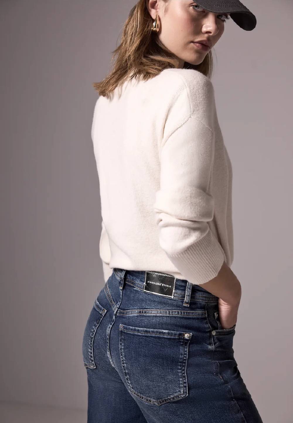 Street One Jeans mit Glitzer-Details Schlussverkauf