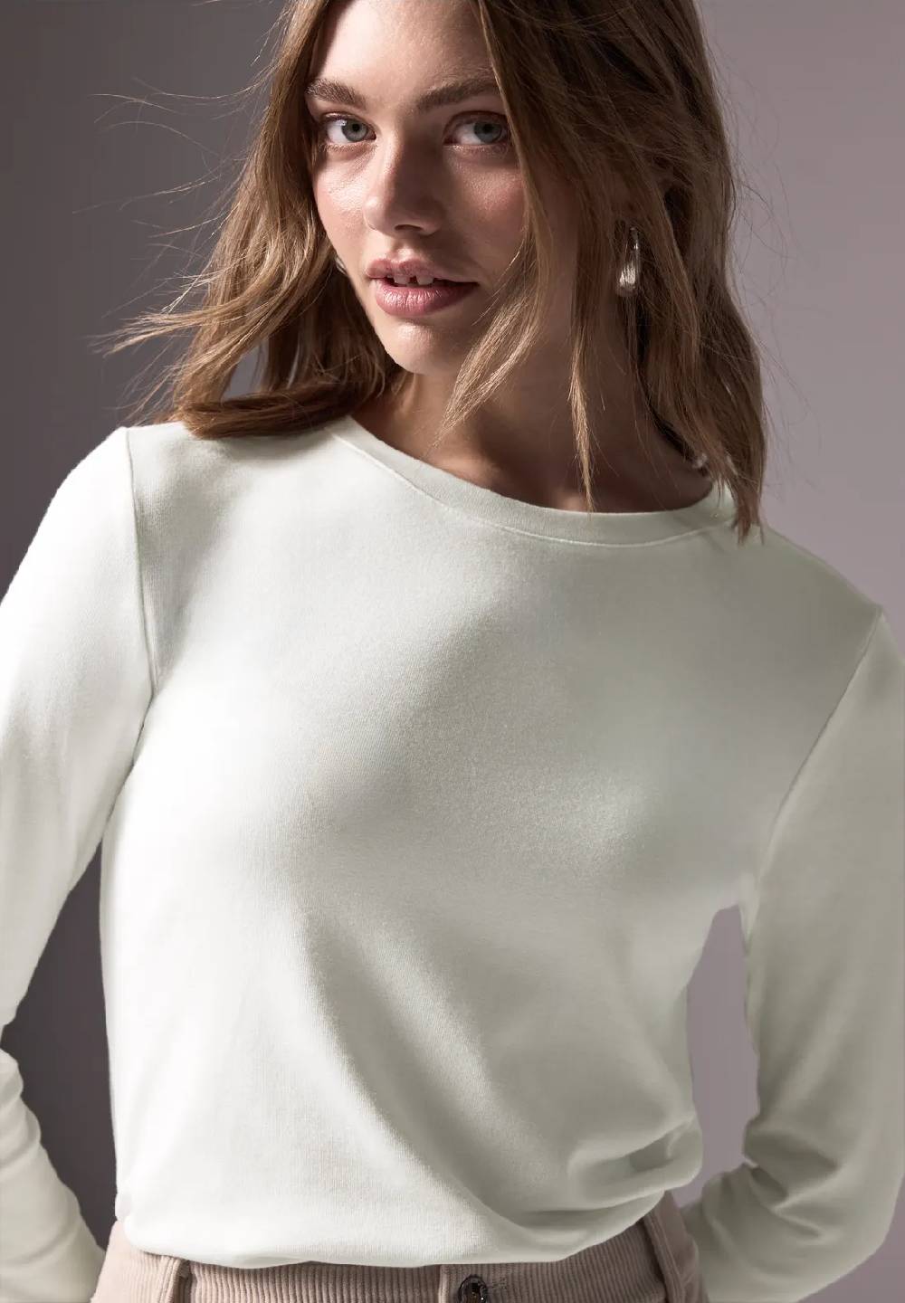 Street One Shirt mit Rippstruktur Saisonschlussverkauf