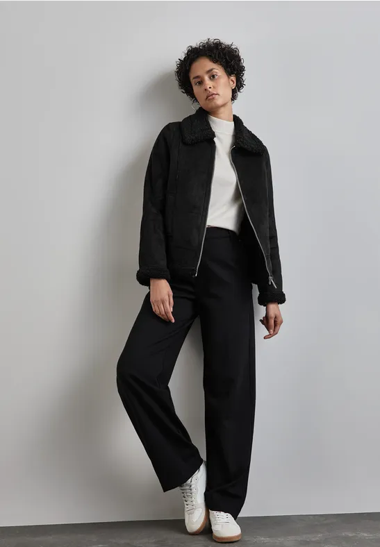 Street One Kurze Jacke mit Teddy-Fell Osterangebot