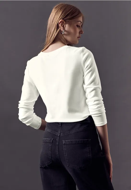 Street One Basic Langarmshirt Räumungsverkauf