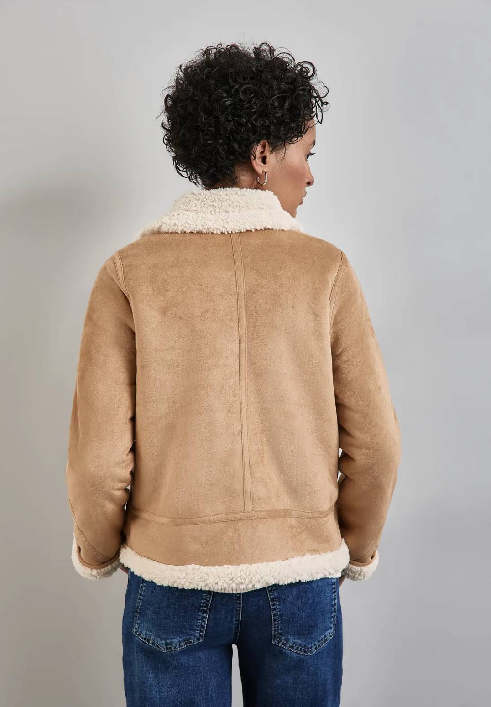 Street One Kurze Jacke mit Teddy-Fell VIP-Rabatte